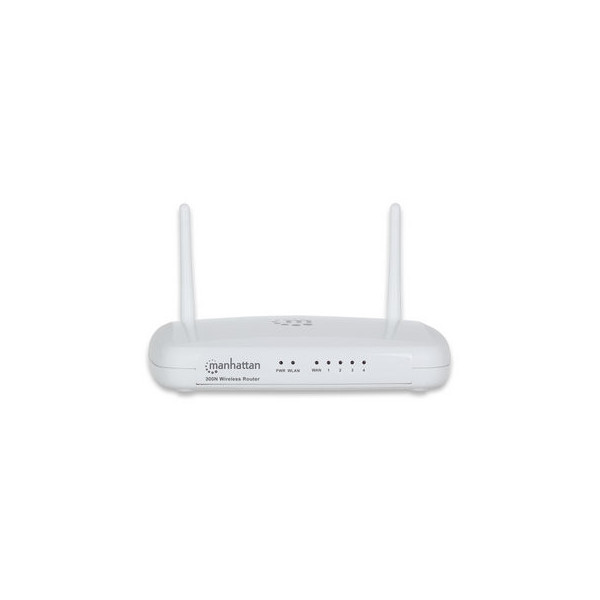 Manhattan 525466 router bezprzewodowy Fast Ethernet Jedna częstotliwości (2,4 GHz) Biały Manhattan 525466 router bezprzewodowy Fast Ethernet Jedna częstotliwości (2,4 GHz) Biały