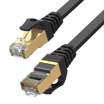 Patchcord UNITEK C1897BK-2M płaski Ethernet Cat.7, 2m