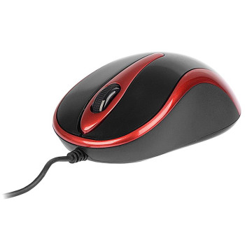 Mysz przewodowa A4Tech N-350-2 V-Track USB czarno-czerwona