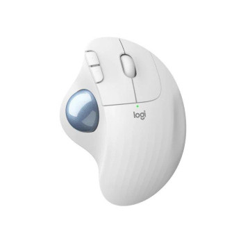 Mysz bezprzewodowa Logitech ze sterowaniem kulowym dla biznesu ERGO M575 Biała