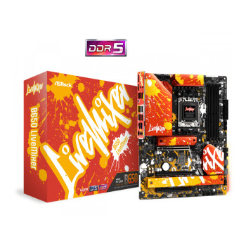 ASRock B650 LiveMixer AMD AM5 Motherboard 90-MXBJ50-A0UAYZ