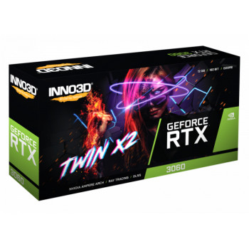 Inno3D NVIDIA GeForce RTX 3060 TWIN X2 12GB GDDR6 N30602-12D6-119032AH