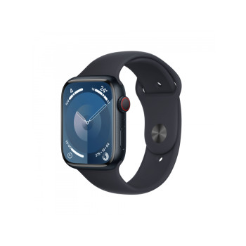 Apple Watch S9 Alu. 45mm GPS+Cellular Midnight Sport Band M/L MRMD3QF/A