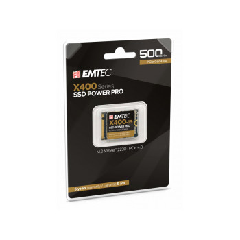 Emtec Intern SSD X415/X400-15 500GB M.2 2230 NVMe PCIe Gen4 x4 4400MB/sec