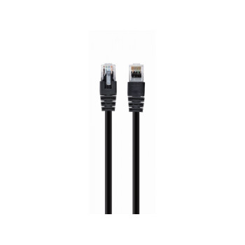 CableXpert CAT5e UTP Patch cord, black, 10 m - PP12-10M/BK