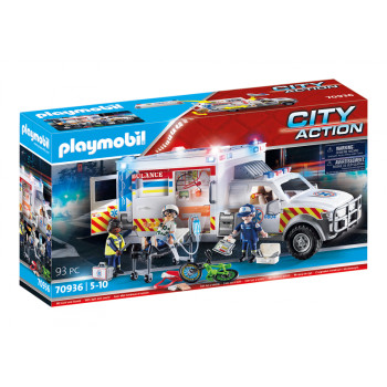 Playmobil City Action - Rettungs-Fahrzeug US Ambulance (70936)