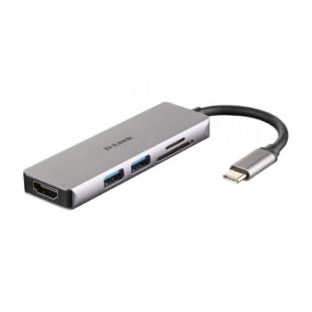 D-LINK DUB-M530 USB-C 5-Port USB 3.0 Hub mit HDMI - DUB-M530