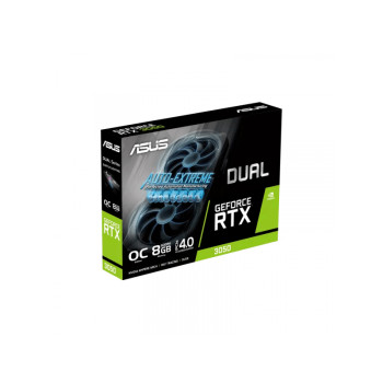 VGA Asus GeForce® RTX 3050 8GB DUAL OC LHR - 90YV0HH0-M0NA00