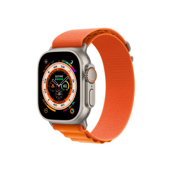 Apple Watch Ultra Titanium Cellular 49mm, Orange, Large - MQFM3FD/A