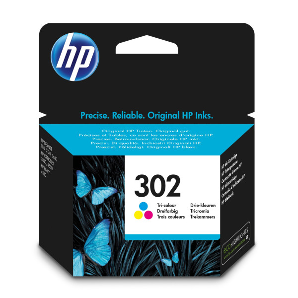 HP Oryginalny wkład atramentowy 302, trójkolorowy HP Oryginalny wkład atramentowy 302, trójkolorowy