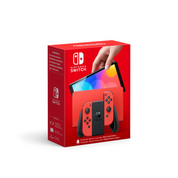Nintendo Switch - OLED Model - Mario Red Edition przenośna konsola do gier 17,8 cm (7") 64 GB Ekran dotykowy Wi-Fi Czerwony