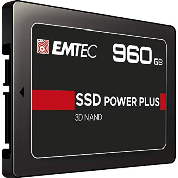Emtec X150 SSD Power Plus 960 GB Solid State Drive(black, SATA 6 GB / s, 2.5 inches)