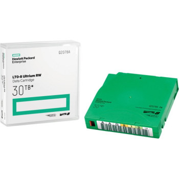 Hewlett Packard Enterprise LTO8 medium 12 TB, streamer medium (green)