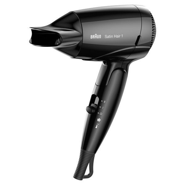 Braun HD130 suszarka do włosów 1200 W Czarny Braun HD130 suszarka do włosów 1200 W Czarny