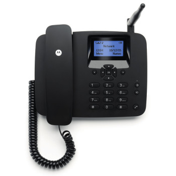 Motorola FW200L Telefon w systemie DECT Nazwa i identyfikacja dzwoniącego Czarny