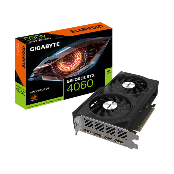 Gigabyte GeForce RTX 4060 WINDFORCE 8G NVIDIA 8 GB GDDR6 Gigabyte GeForce RTX 4060 WINDFORCE 8G NVIDIA 8 GB GDDR6