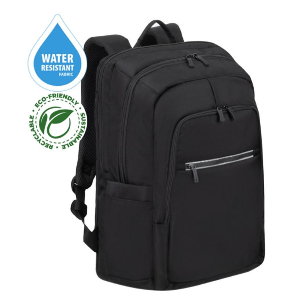Plecak do notebooka 17,3" RIVACASE ECO Alpendorf 7569, czarny, z ekologicznego, wodoodpornego materiału z recyklingu (rPET) Plecak do notebooka 17,3" RIVACASE ECO Alpendorf 7569, czarny, z ekologicznego, wodoodpornego materiału z recyklingu (rPET)