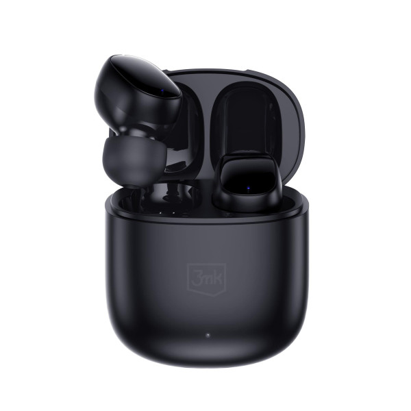 Słuchawki z mikrofonem 3mk FlowBuds Bluetooth czarne Słuchawki z mikrofonem 3mk FlowBuds Bluetooth czarne