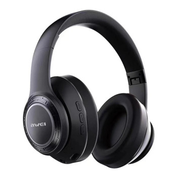 Słuchawki z mikrofonem Awei A300BL Bluetooth 5.3 Radio FM czarne