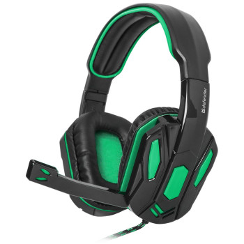 Słuchawki z mikrofonem Defender WARHEAD G-275 Gaming zielono-czarne + GRA