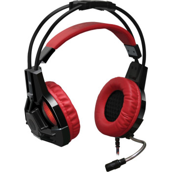 Słuchawki z mikrofonem Defender LESTER podświetlane Gaming + GRA czarno-czerwone