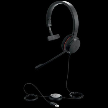 Słuchawki przewodowe z mikrofonem Jabra Evolve 20 MS Mono, USB-A czarne
