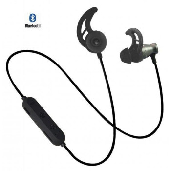 Słuchawki z mikrofonem Rebeltec BOLT bezprzewodowa Bluetooth stereo sportowe czarno-srebrne