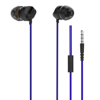 Słuchawki Somostel SMS-CS04 douszne uniwersalne jack 3,5 cala Sound Bass niebieskie