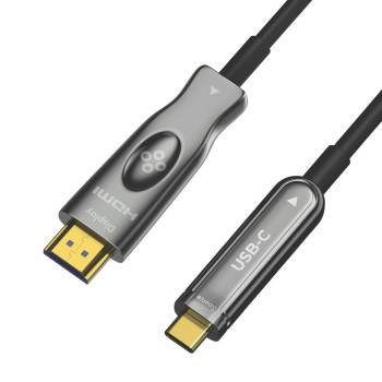 Kabel Optyczny HDMI CLAROC-USBC-HDMI-10M HDMI - USB-C 4K@60Hz 10m