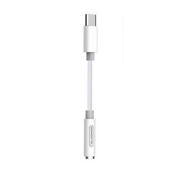 Kabel adapter Somostel SMS-BZ02 USB Typ-C do mini jack biały