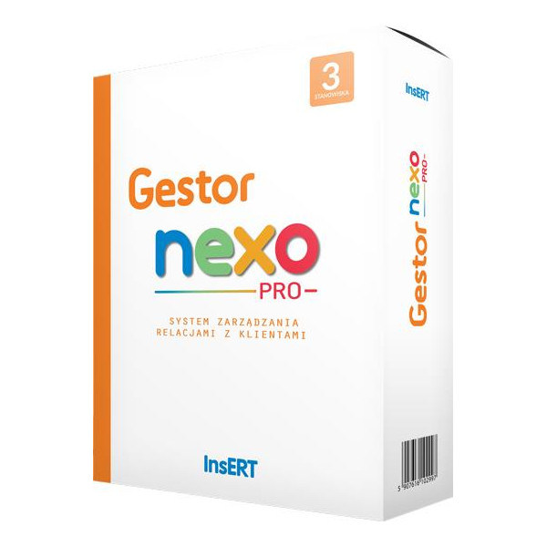 Oprogramowanie InsERT - Gestor nexo Pro 3 stn Oprogramowanie InsERT - Gestor nexo Pro 3 stn