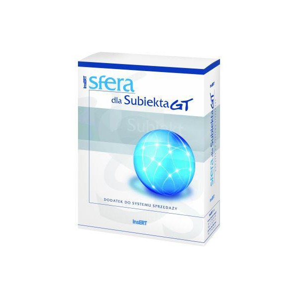 Oprogramowanie InsERT - Sfera dla Subiekta GT Oprogramowanie InsERT - Sfera dla Subiekta GT
