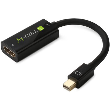 Techly IADAP MDP-HDMIF8K adapter kablowy Mini DisplayPort HDMI Czarny