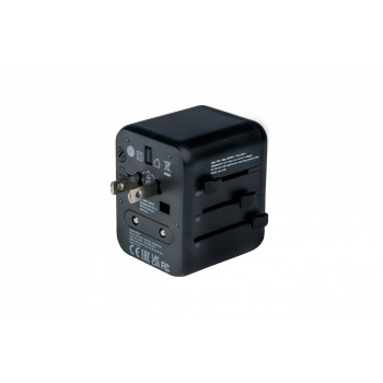 Verbatim 49543 adapter wtyczek zasilających Uniwersalne Czarny