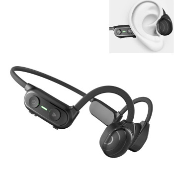 Techly ICC-SH-BONE-BLT słuchawki zestaw słuchawkowy Bezprzewodowy Opaska na głowę Sport Bluetooth Czarny