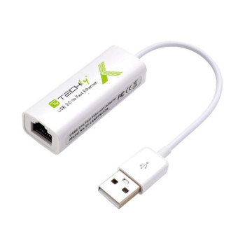 Techly IDATA ADAP-USB2TY2 karta sieciowa Ethernet 100 Mbit s