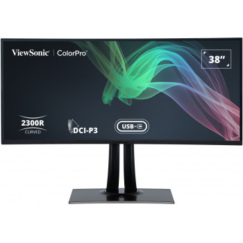 Viewsonic VP3881A monitor komputerowy 96,5 cm (38") 3840 x 1600 px Quad HD+ LED Czarny