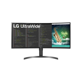 LG 35WN75C-B monitor komputerowy 88,9 cm (35") 3440 x 1440 px UltraWide Quad HD Czarny