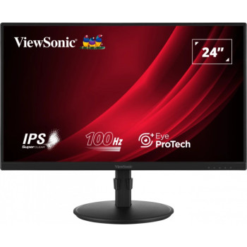Viewsonic Display VG2408A monitor komputerowy 61 cm (24") 1920 x 1080 px Full HD LED Czarny