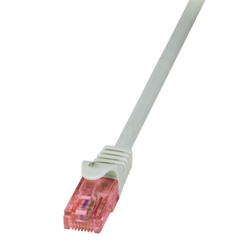 LogiLink 0.25m Cat.6 U/UTP networking cable Grey Cat6 U/UTP (UTP)