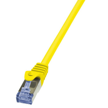LogiLink 0.25m Cat.6A 10G S/FTP networking cable Yellow Cat6a S/FTP (S-STP)