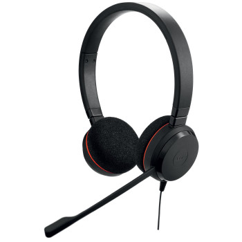 Jabra EVOLVE 20 UC Duo MS Optimized, USB Headband Noise Cancelling, USB Connector, With Mute-button