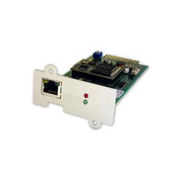 Online USV-Systeme NETWORK MANAGEMENT CARD BASIC DW7SNMP30, Internal, Wired, Ethernet, 100 Mbit/s, Green,Silver