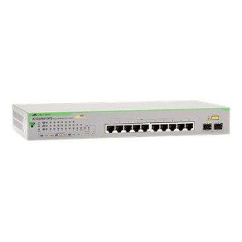 Allied Telesis At-Gs950/10Ps Managed Gigabit Ethernet (10/100/1000) Power Over Ethernet (Poe) Green, Grey