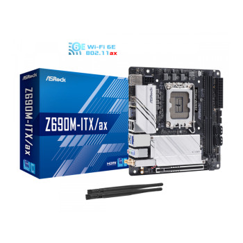 ASRock Z690M-ITX/ax Intel Motherboard 90-MXBHY0-A0UAYZ