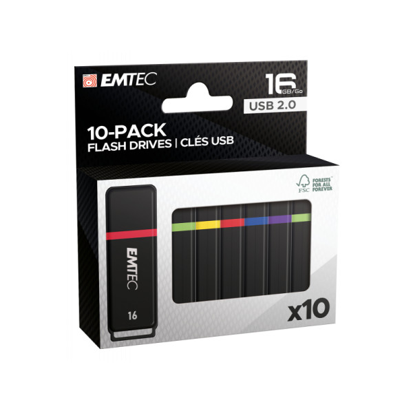 USB FlashDrive 16GB EMTEC K100 (Mini Box 10-Pack) USB FlashDrive 16GB EMTEC K100 (Mini Box 10-Pack)