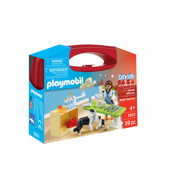 Playmobil City Life - Vet Visit Carry Case (5653) Playmobil City Life - Vet Visit Carry Case (5653)