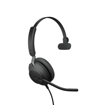 Jabra Evolve2 40 SE Zestaw słuchawkowy Przewodowa Opaska na głowę Połączenia muzyka USB Type-C Czarny