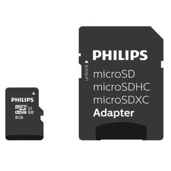 Philips FM08MP45B 00 pamięć flash 8 GB MicroSDHC UHS-I Klasa 10