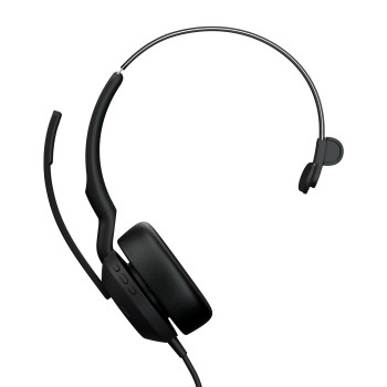 Jabra Evolve2 50 Zestaw słuchawkowy Przewodowa Opaska na głowę Biuro centrum telefoniczne USB Typu-A Czarny